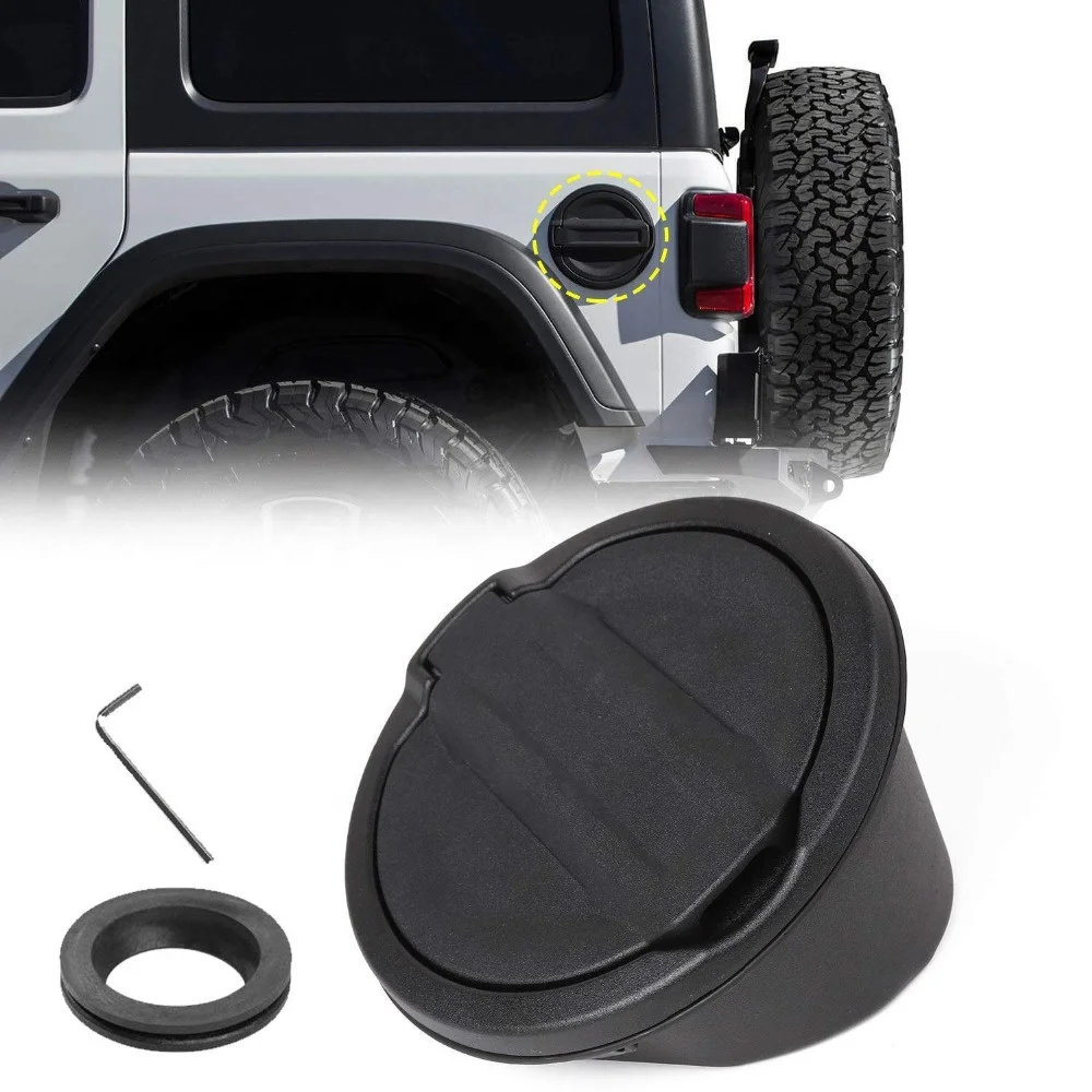Fuel Filler Door Gas Tank Cover Fit Jeep Wrangler Jl 2/4 Door 2018 Abs -  Buy Gas Fuel Door Gas Tank Cover For Jeep Wrangler Jl,Gas Tank Cover For Jeep  Wrangler Jl,For