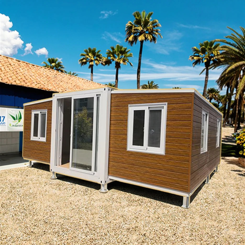 product wholesale container house prefabricated steel structure hotel 2 bedroom movable house fully furnished prefabricated house747-8