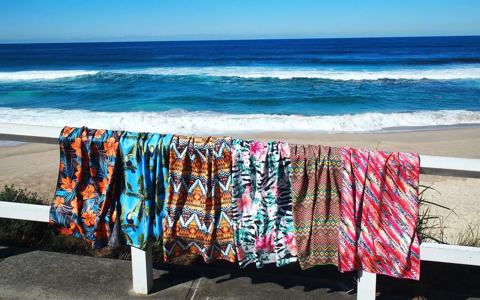 Australian Recycled Sand Free Beach Towel Custom Print Beach Towel