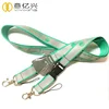 Clear Logo Designed Neck Strap Airline Buckle Seatbelt Reflective Lanyard With Logo