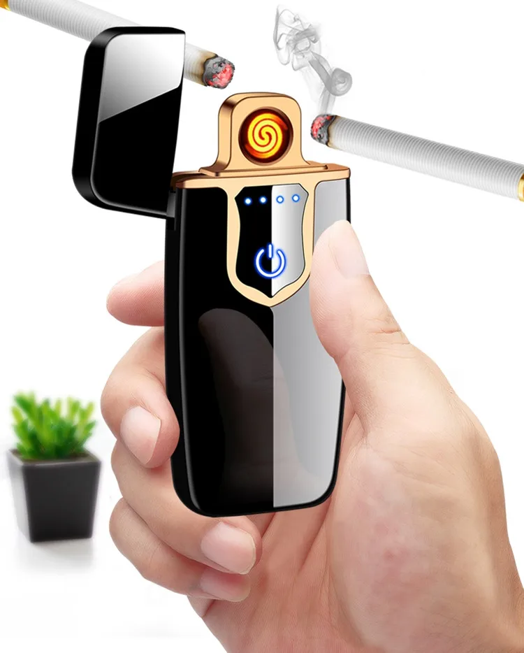Touch Sensor Popular Flameless Electric Lighter Usb Rechargeable Buy Portable Electric Lighter
