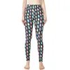 Factory price youme pineapple printed yoga pants mother womens leggings custom waistband spandex tights
