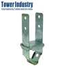 Custom Made Adjustable Galvanized Standoff Post Base for Sale