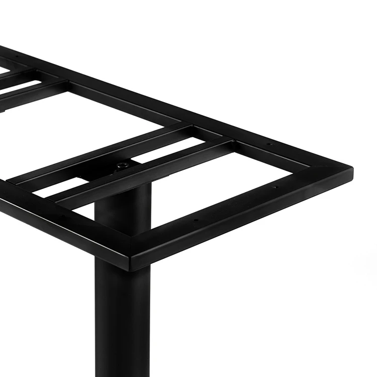 Large Table Base Black Powder Coating Modern Furniture Legs Metal Steel