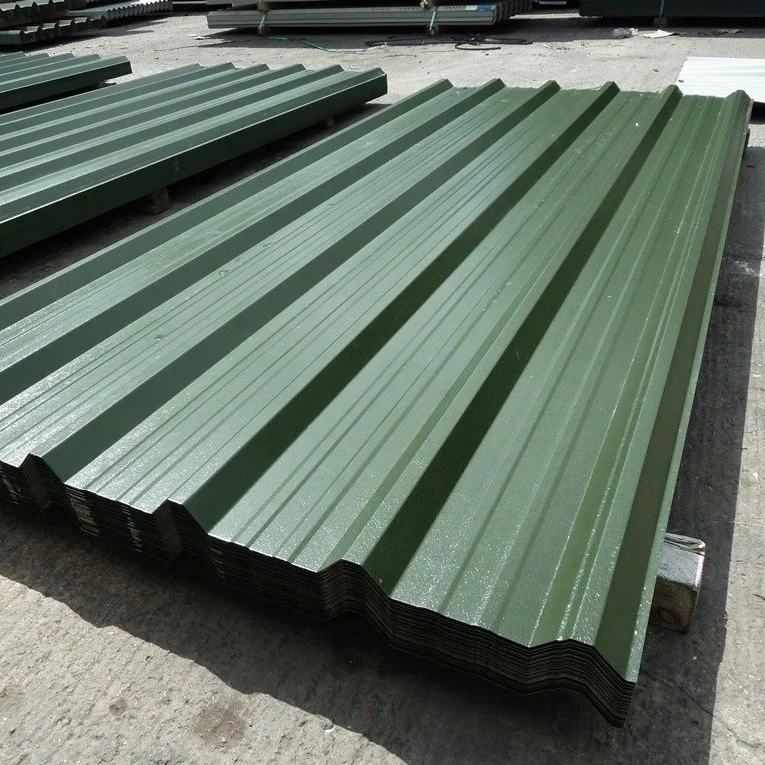 32 Gauge Aluminum Cheap Corrugated Steel Roofing Sheet Color Coated ...