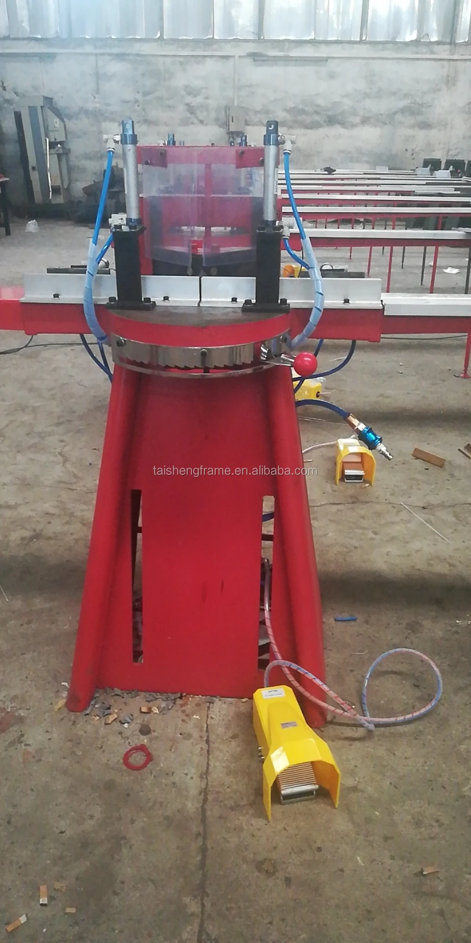 Tsj11p Pneumatic Frame Cutting Machine Angle Frame Cutter New Design