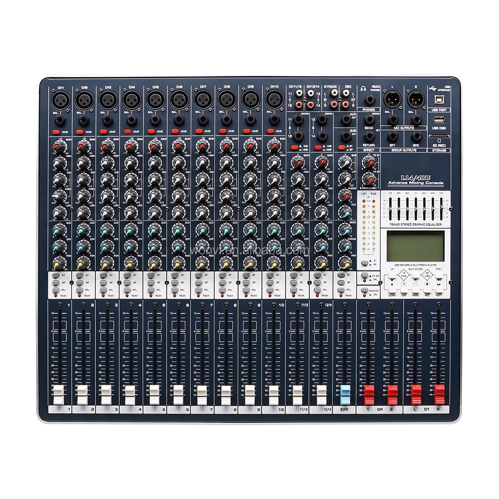 L8 4 8 Channel Sound Mixer Dj Controller Mixer With Yamaha Digital Chip With Usb Pc Port Buy 8 Channel Sound Mixer Dj Controller Mixer Usb Dj Controller Product On Alibaba Com