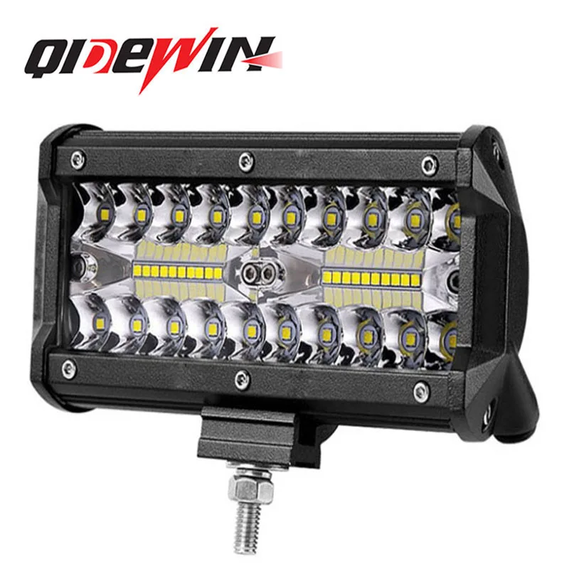Super Bright Auto Car 7inch 120W Led Work Light Bar Spot Flood for Truck SUV ATV Offroad Boat LED Working Lamp 24V