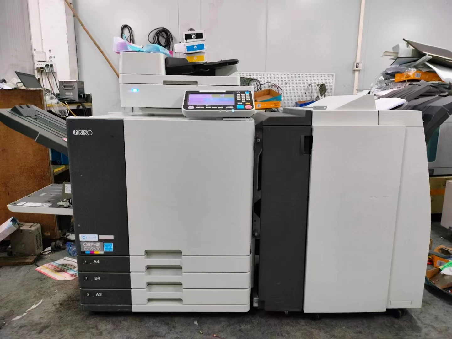 High Speed RISO Comcolor GD9630 Printer - A3 Photocopy Machine