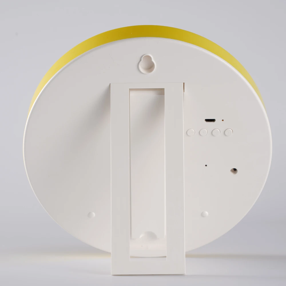 2.5W LED Crescent Moon Clock Light Rechargeable Warm White Night Light