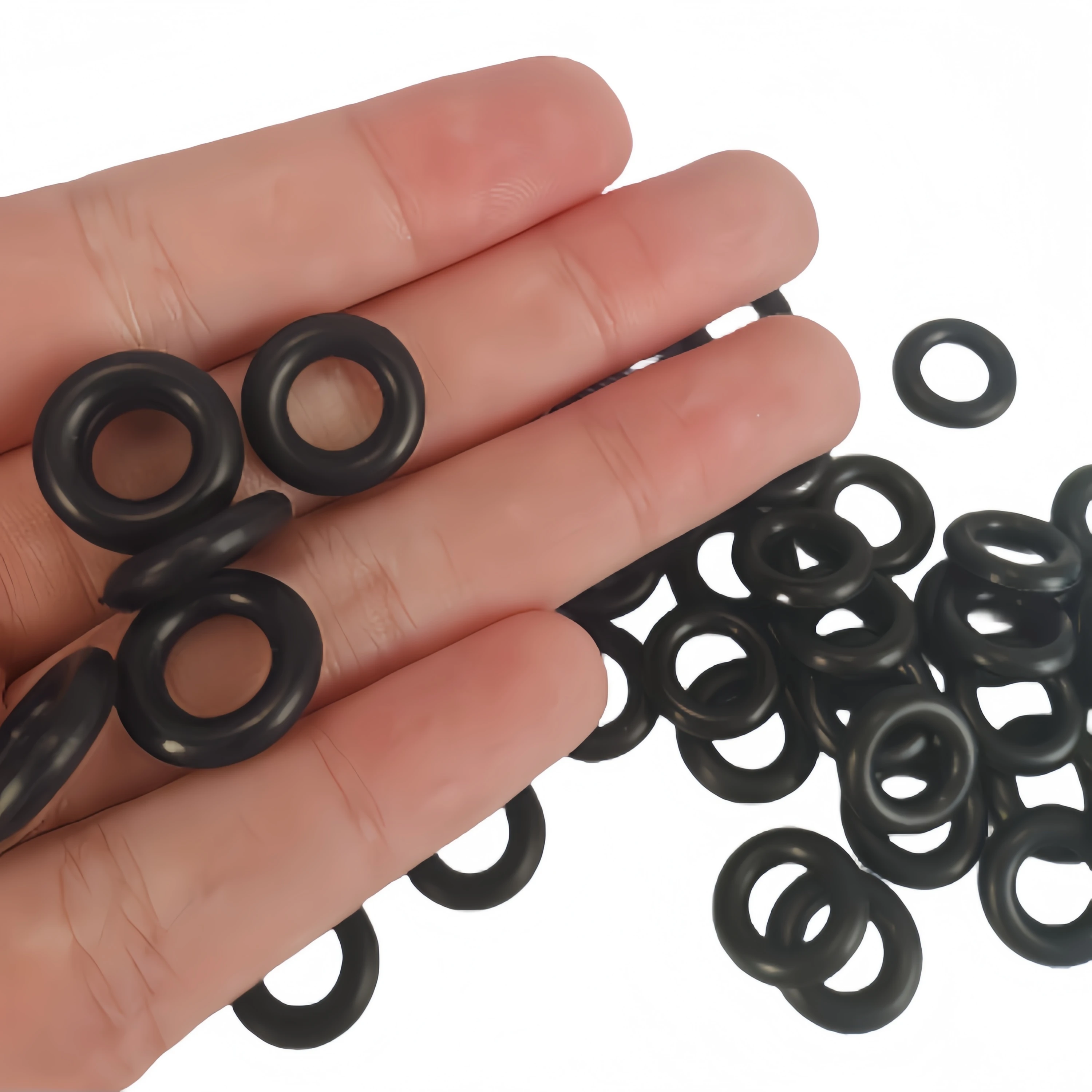 Black Epdm Nitrile Food Grade Silicone Rubber O Ring Customised O-rings ...