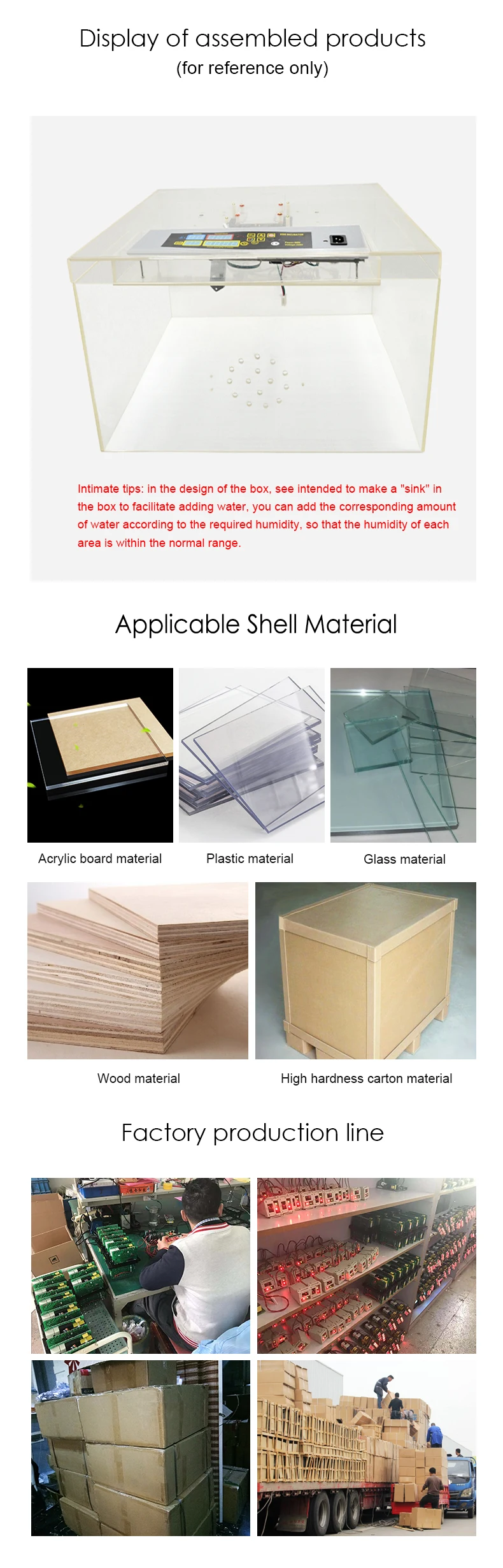 Wholesale Automatic Diy Mini Incubator Accessory Kit For Incubator