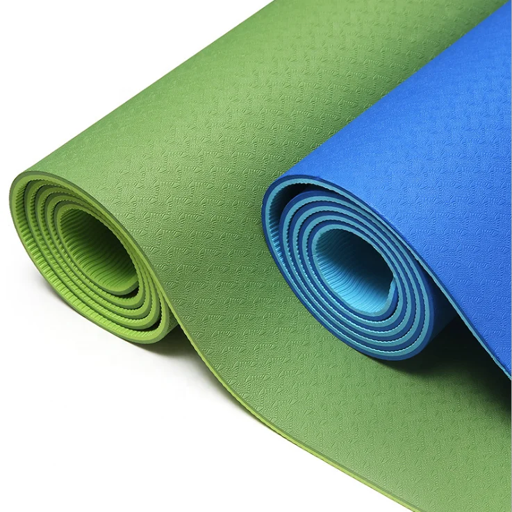 Tapis faits sur commande qui respecte l'environnement de yoga avec la haute densité non-toxique de sécurité