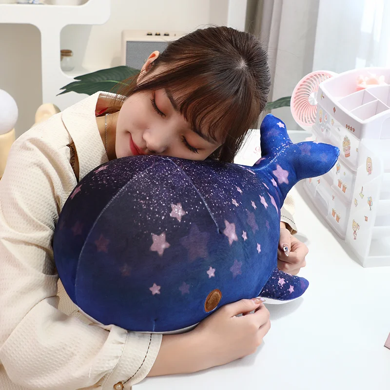 Super Soft Squishy Little Star Whale Stuffed Sea Animal Toys Life Like