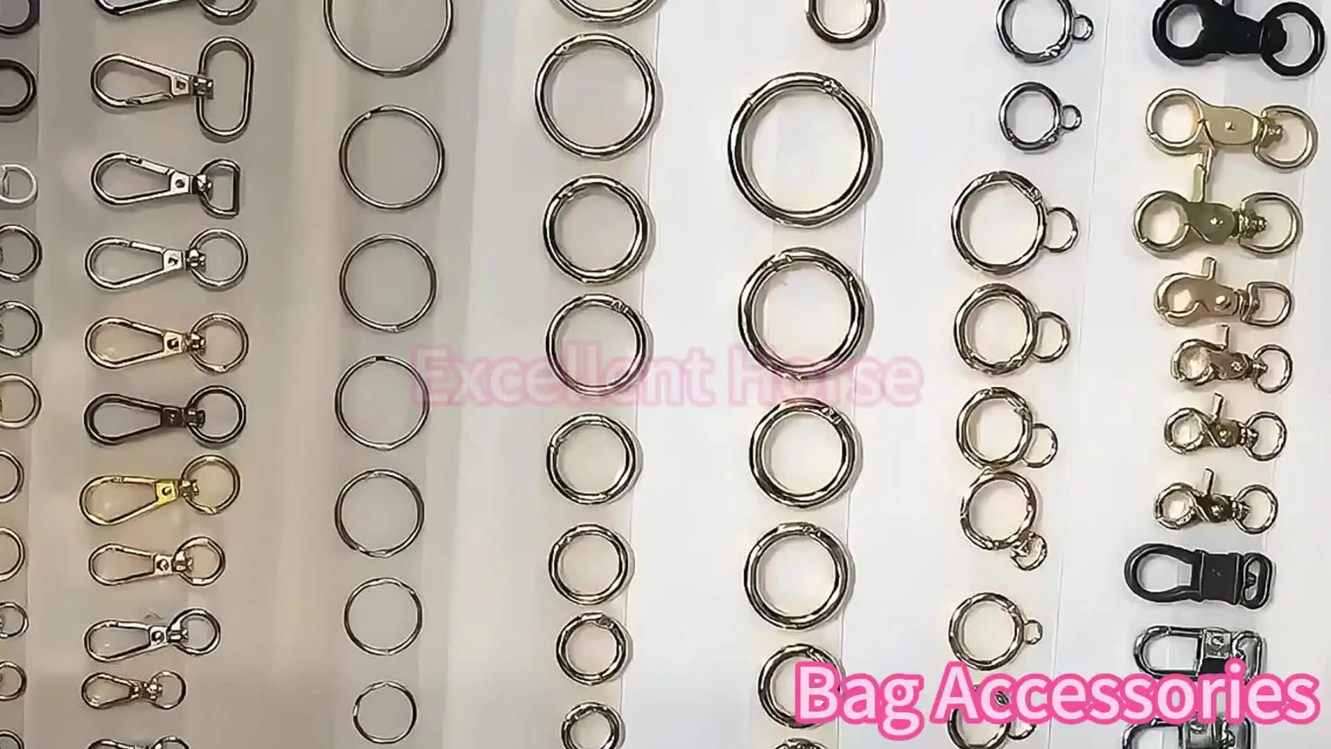 Zinc Alloy Handbag Strap Connecting Hooks - Durable & Stylish
