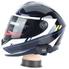 2019 Interphone Motorcycle Helmet Wireless Bluetooth Headset Intercom with LCD FM Radio Soft Microphone