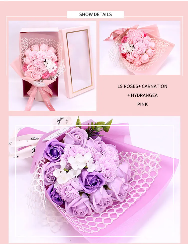 6_03.jpg OF Soap Flower Artificial  Handmade Wedding Decoration Flower For Sale