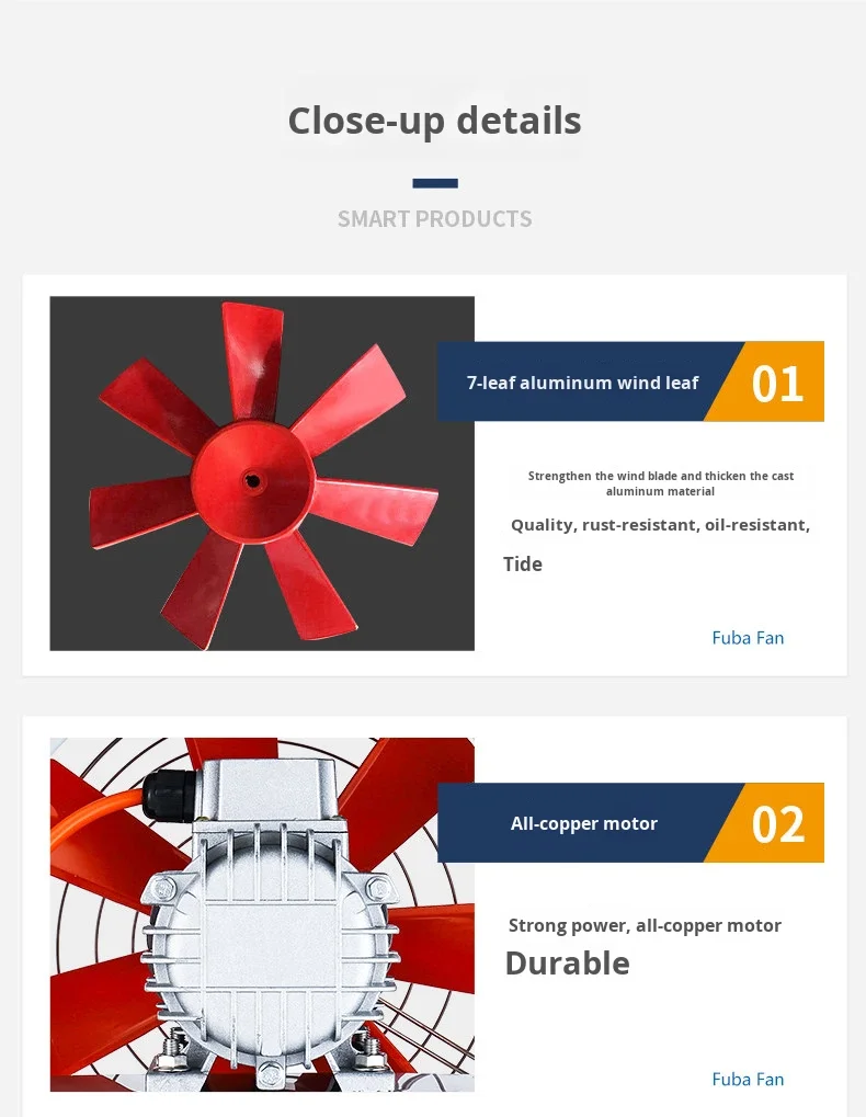 Axial Flow Fan, 220V, AC - detail 46