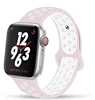 Sport Band Compatible with Watch Band 38MM 42MM 40MM 44MM, Silicone Replacement Sport Strap Compatible with Watch Series4321