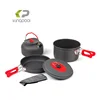 Complete function 5PCS camping aluminum cookware set
