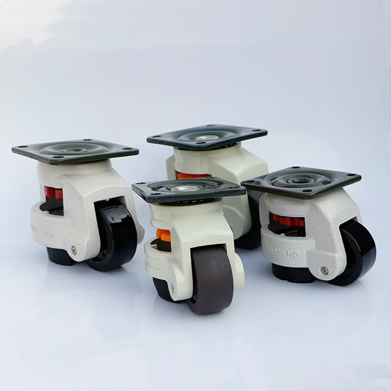 调平脚轮可伸缩脚主重型可伸缩脚轮