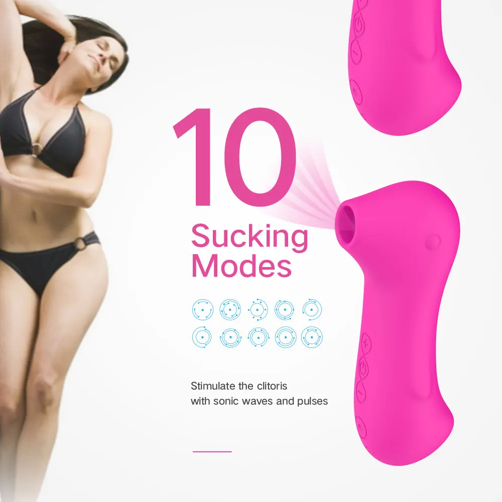 Mini Waterproof Clitoral Sucking Vibrator G Spot Clitoris Stimulator Clit Dildo Vibrators Sex Toys for Women