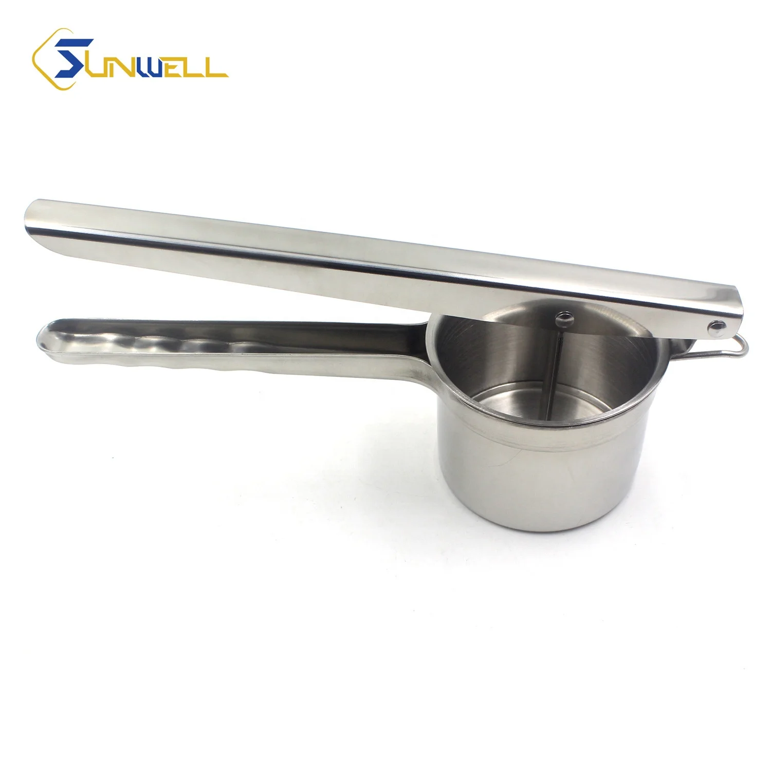 Stainless Steel Rotary Food Mill Potato Ricer With 3 Interchangeable