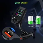 Soomfon TFT Color Large Screen Dual USB Charger Wireless Handsfree Car Mp3 Player Car Bluetooth Fm Transmitter