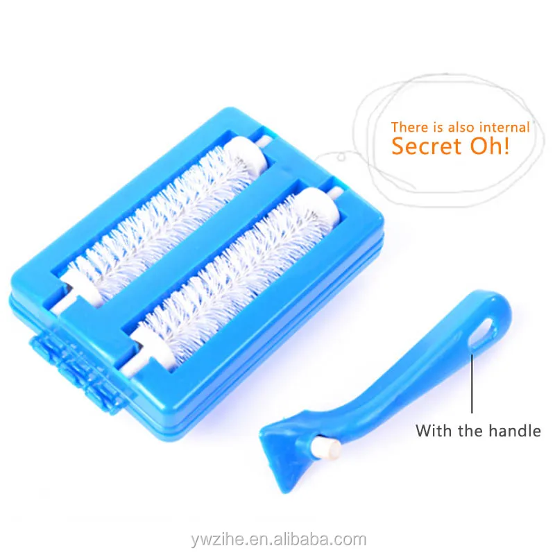 Double Brush Head Handheld Carpet Table Brush Plastic Sweeper Crumb