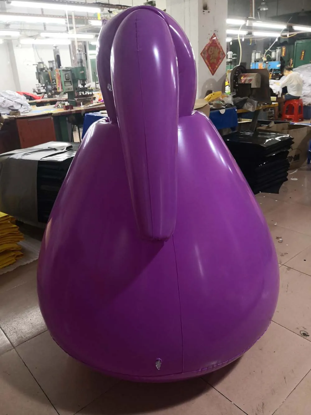 Big PVC round inflatable blueberry ball suit for cosplay. 