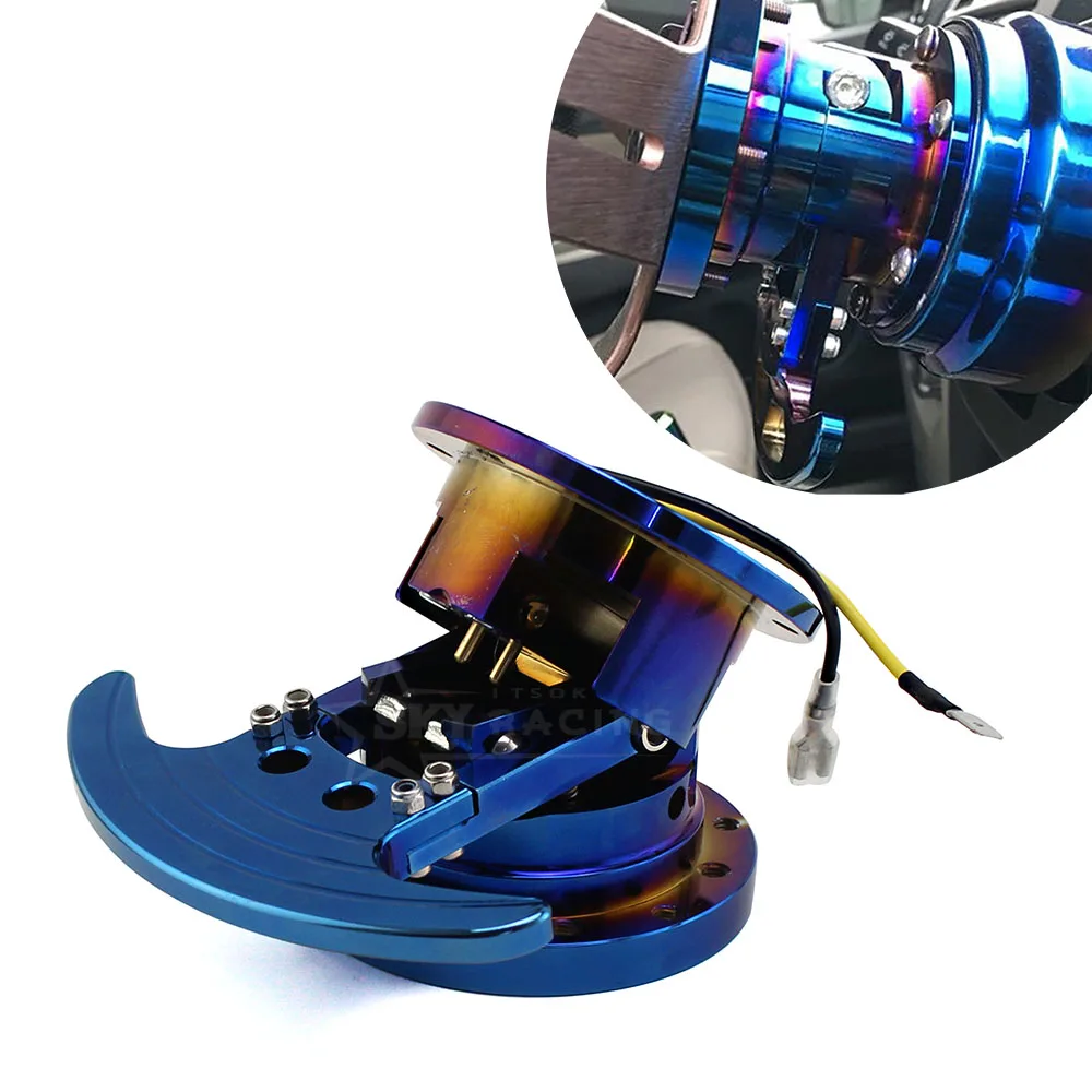 Universal Steering Wheel Quick Release Hub Adapter Body Removable Snap