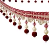 11cm Large density curtain accessories hanging beads pompom pearl lace Curtain Tassel Fringe Trim, Beaded Fringe Trimming