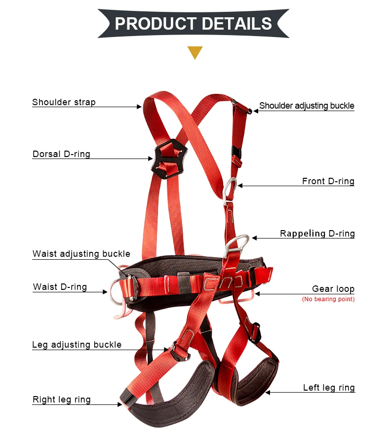 Full Body Safety Harness For Fall Protection,Rope Access,Rescue Buy