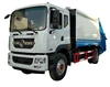 11CBM DFAC white cab compressed garbage truck