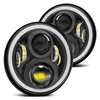 RGB Halo Ring Colors 4X4 Offroad Flash Led Rock Light 12 Volt Round 7Inch