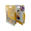 Smell proof customized side gusset peanuts packaging block bottom plastic wrapper