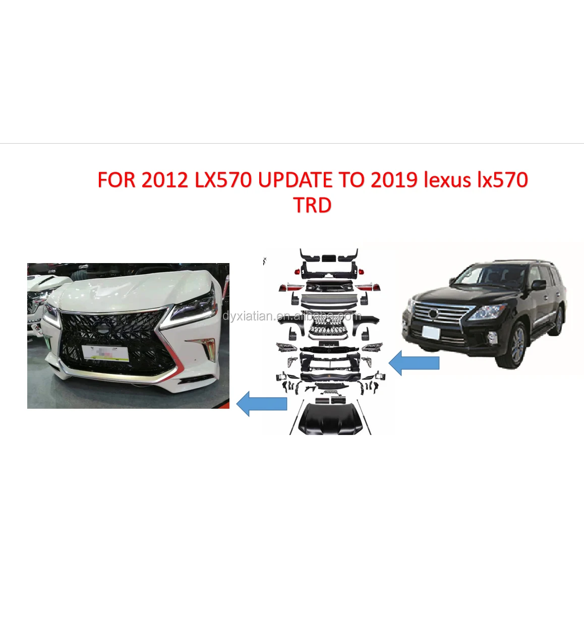Car Body Kits For Lexus Lx570 2012 Update Lx570 2016 2017 2018 Buy