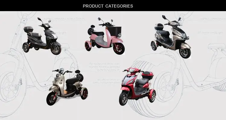Newest three wheel handicapped tricycle scooter  800w cheap price 3 three wheel disability with padals for adults/elderly