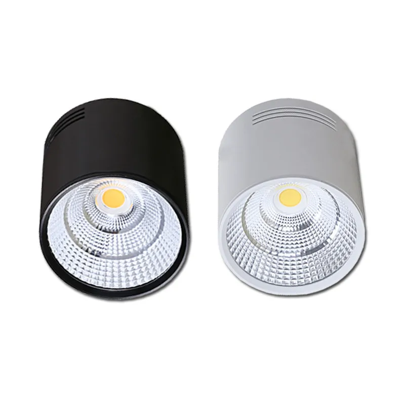 6Inch 180mm Round Cylinder Mounted 30W COB LED Down Light