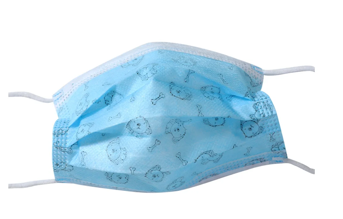 Disposable Blue Anti-Smog Filter Rate 95% Non Woven Fabric 3 Layer Face Mask For Child - KingCare | KingCare.net