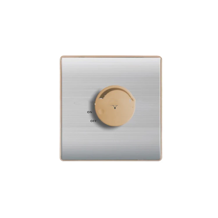Incandescent Lamp Brightness Dimmer Switch Wall Plate Control Panel 220V LED Light Dimmer Switch
