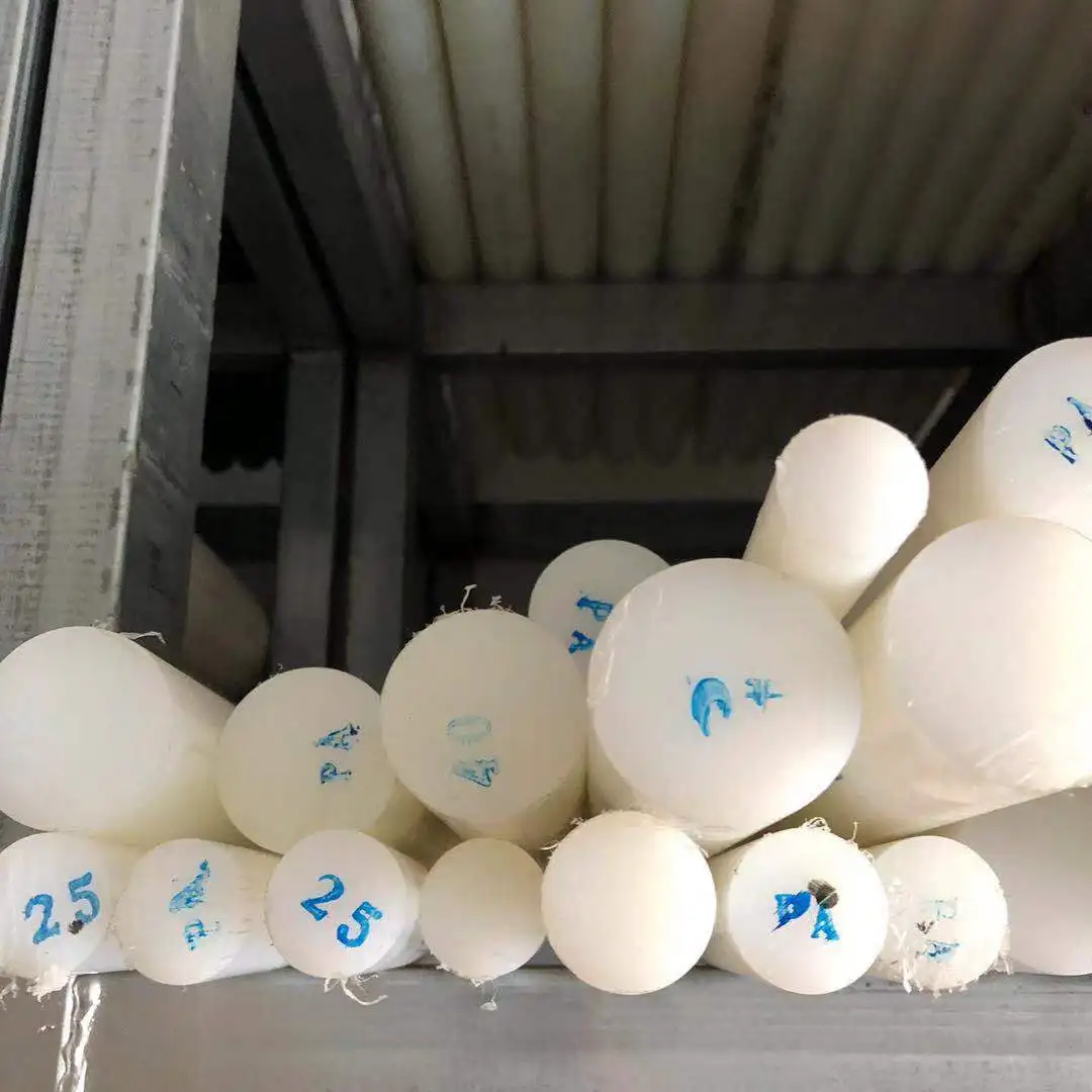 10500mm Pa6 Nylon Rod Mc Round Bar Extrusion Rod/white Nylon Stick