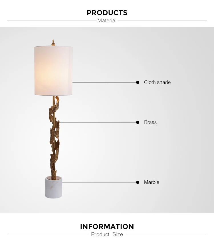 irrgular brass tree bark buffet lamp