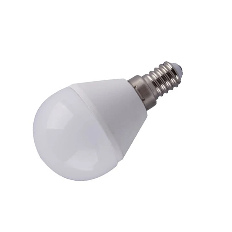 Hot sale and durable Aluminum White Low wattage 5w Globe E14 Led Light Bulb