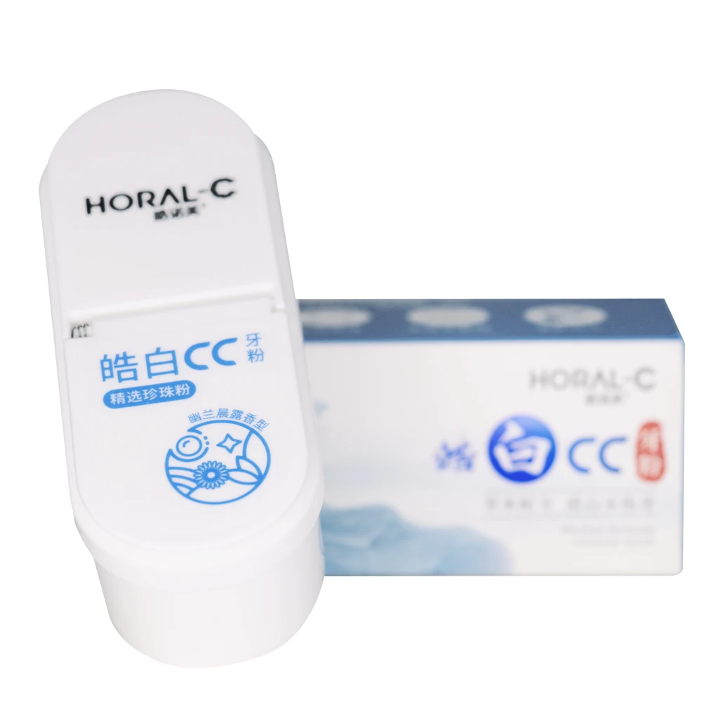 
Natural Fresh Mint Flavor Patented Box Reducing Plaque Tartar Removal Whitening Tooth Powder 