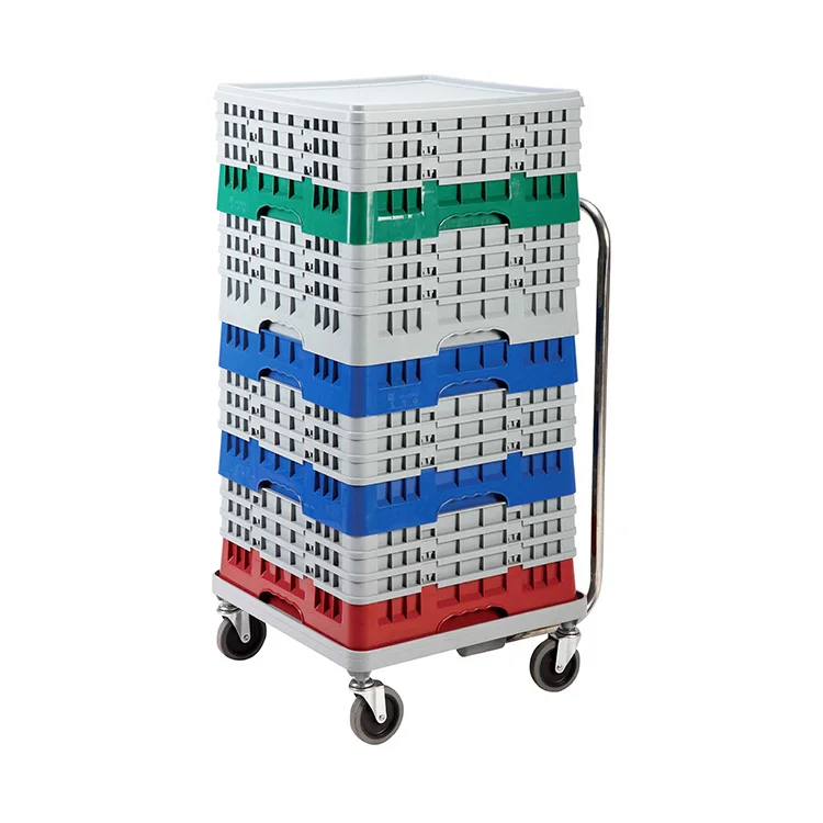Easy To Transport Hotel Glass Rack 4 Wheel Dolly Trolley Buy Glass