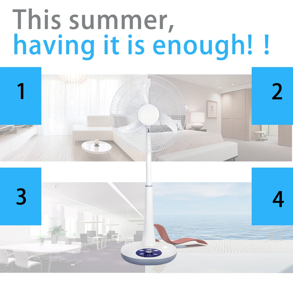 Pedestal Fan, 6.4V, 6000MAH, LiFePO4, LED - detail 10