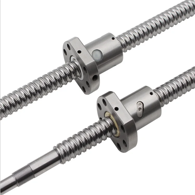 
New product rolled ball screw with end copper machined support ball screw 