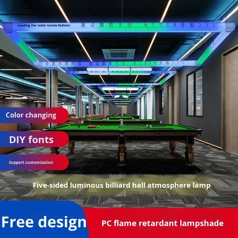 ball room atmosphere light venomous fang seven color pendant light-21