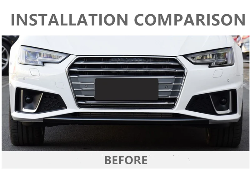 Glossy Black Honeycomb Front Grille For 2008-2011 Audi A5/s5 Facelift ...